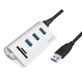 Pikkukuva 2 / 7: LogiLink USB3.0 3-port hub + minneskort