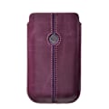 Miniatyrbillede 2 af 2: Samsonite Mobiltaske Dezir Medium Læder Universal Lilla Lila
