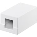 Pikkukuva 2 / 4: Goobay Keystone tom kåpa, 1-port med enkel snap-in-montering