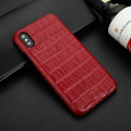 Miniatyrbillede 1 af 2: Lædercover til iPhone XS Max, Rød Röd