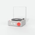 Miniatyrbillede 3 af 9: Mobility On Board MOB Speaker Alarm Clock Vinyl Retro Grey