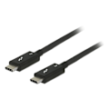 Miniatyrbild 2 av 2: DeLOCK Thunderbolt 3 kabel, 40Gbps, 0,5m, Cypress E-marker, svart