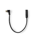 Pikkukuva 2 / 5: Nedis Auton Antennikaapeli | IEC (Coax) Uros | Auton antenniliitin | Niklattu | 0.30 m | Pyöreä | PVC | Musta | Muovipussi