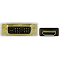 Miniatyrbild 3 av 4: DELTACO HDMI till DVI kabel, 19-pin-DVI- D Single Link, 0,5m, svart (HDMI-109)