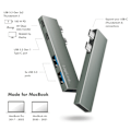 Pikkukuva 5 / 8: LogiLink Dual USB 3.2 Gen2x2-hub 4-portar PD 100W