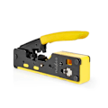 Miniatyrbillede 7 af 11: Nedis Crimp Tang | CAT5 / CAT5e / CAT6 / CAT6a / CAT7 / RJ12 / RJ45 | Klipper / Plier / Stripping | Gummi / Stål | Gul / Sort
