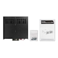 Miniatyrbild 4 av 4: 4x 2.5" SATA/SAS in 1x 5.25" bay mobile rack screwless trays black