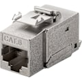 Pikkukuva 2 / 5: Goobay Keystone-modul RJ45 CAT 6, STP, 250 MHz 17,0 mm bred, krokodiltyp, för verktygslös IDC-montering, snap-in-system