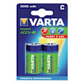 Pikkukuva 7 / 7: Varta Ladattava Ni-MH-Akku C | 1.2 V DC | 3000 mAh | Esiladattu | 2 - Läpipainopakkaus | HR14 | Keltainen / Vihreä