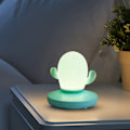 Miniatyrbillede 3 af 3: Kaktusformet natlampe, Grøn