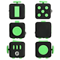 Miniatyrbild 4 av 5: Fidget Cube, Svart/Grön