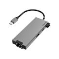 Miniatyrbild 1 av 2: Hama Adapter USB-C Multi 4x Portar HDMI/LAN
