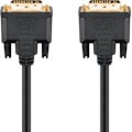 Pikkukuva 1 / 4: Goobay DVI-I Full HD kaapeli Dual Link, kullattu DVI-I plug Dual Link (24 + 5 pinniä) > DVI-I plug Dual Link (24 + 5 pinniä), 2 m