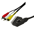 Miniatyrbillede 2 af 4: LogiLink Scart till 3x RCA