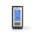 Miniatyrbild 2 av 11: Nedis Väderstation | Inomhus & utomhus | Inklusive trådlös vädersensor | Väderprognos | Tidsdisplay | LCD-skärm | Alarmklockfunktion