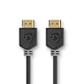 Pikkukuva 1 / 4: Nedis Ultra High Speed ​​HDMI ™ -kaapeli | HDMI™ liitin | HDMI™ liitin | 8K@60Hz | 48 Gbps | 5.00 m | Pyöreä | 8.3 mm | Antrasiitti | Laatikko