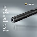 Pikkukuva 3 / 8: Varta Aluminium Light F10 Pro Ficklampa 150 lm