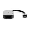 Pikkukuva 4 / 9: Nedis USB N Moniporttisovitin | 3-in-1 | USB 3.2 Gen 1 | USB-C™ Uros | HDMI™ Ulostulo / USB-A Naaras / USB-C™ Naaras | 5 Gbps | 0.10 m | Pyöreä | Nikl