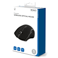 Miniatyrbillede 6 af 6: DELTACO wireless optical mouse, 5 buttons + scroll, 1600 DPI, USB, bla