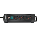 Pikkukuva 1 / 2: Brennenstuhl 4-way Extension Socket, 2m, Black