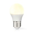 Miniatyrbillede 1 af 4: Nedis LED Pære E27 | G45 | 2.8 W | 250 lm | 2700 K | Varm Hvid | Retro stil | Frosted | 1 stk