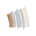 Miniatyrbillede 2 af 2: SCALEXTRIC Rad 4 inner borders & barriers (for C8235)