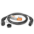 Pikkukuva 1 / 8: LAPP MOBILITY Laddkabel Typ 2, upp till 11 kW, 5 m, svart (5555934001) 20 A, 3-fas, för laddning av hybrid- och elbilar med Typ 2-anslutning