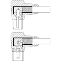 Miniatyrbillede 8 af 8: Goobay TV-antennekabel (135 dB), 4x afskærmet forgyldt, koaksial-hunstik 90° > koaksial-stik 90°, 10 m