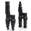 Miniatyrbillede 1 af 2: Solcelleforbindelse MC4, Y-adapter 2 til 1