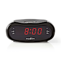 Miniatyrbillede 1 af 11: Nedis Digital vækkeur Radio | LED Display | Tidsprojektion | AM / FM | Snooze funktion | Sleep timer | Antal alarmer: 2 | Sort
