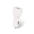Pikkukuva 1 / 4: Setty autolaturi USB-pistorasia Lightning-kaapelilla 1m, 2.4A, valkoinen