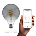 Miniatyrbild 8 av 10: Hombli Smart Lampa Glödtråd E27 G95-Rök CCT