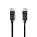 Pikkukuva 2 / 4: Nedis DisplayPort kaapeli | DisplayPort uros | DisplayPort uros | 8K@60Hz | Niklattu | 1.00 m | Pyöreä | PVC | Musta | Laatikko