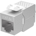 Miniatyrbild 2 av 5: Goobay Keystone-modul RJ45 CAT 6A, STP, slim-line 14,7 mm bred, crocodile typ, klämlist för IDC-montering (verktygsfri)