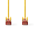 Pikkukuva 3 / 4: Nedis CAT6 Verkkokaapeli | RJ45 uros | RJ45 uros | S/FTP | 1.00 m | Pyöreä | LSZH | Keltainen | Label