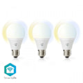 Miniatyrbillede 1 af 11: Nedis SmartLife LED-Pære | Wi-Fi | E27 | 806 lm | 9 W | Varm til kølig hvid | 2700 - 6500 K | Androidâ„¢ / IOS | Pære | 3 stk