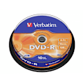 Pikkukuva 2 / 2: DVD-R 16X 4.7GB 10 Pakata Kara Matt Hopea