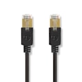 Pikkukuva 2 / 4: Nedis CAT6 Verkkokaapeli | RJ45 uros | RJ45 uros | F/UTP | 2.00 m | Pyöreä | LSZH / PVC | Antrasiitti | Laatikko