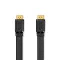 Pikkukuva 1 / 4: Nedis High Speed ​​HDMI ™ Kaapeli Ethernet | HDMI™ liitin | HDMI™ liitin | 4K@30Hz | 10.2 Gbps | 10.0 m | Litteä | PVC | Musta | Label
