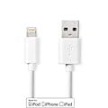 Pikkukuva 1 / 5: Nedis Lightning Kaapeli | USB 2.0 | Apple Lightning 8-Pin | USB-A Uros | 480 Mbps | Niklattu | 1.00 m | Pyöreä | PVC | Valkoinen | Laatikko