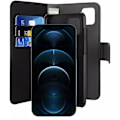 Miniatyrbillede 3 af 4: Puro iPhone 12 Pro Max, EcoLeather Wallet Detach, sort Svart