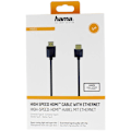 Pikkukuva 3 / 3: HAMA HDMI Ethernet High Speed -kaapeli 3,0 m Flexi-Slim kullattu TL