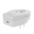 Miniatyrbillede 4 af 7: SKROSS World Adapter - World to USA USB-C™ PD til alle jordede og ujordede enheder (2- og 3-polet) med integreret, ultrahurtig USB-C™-oplader (Power D
