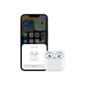 Miniatyrbild 7 av 7: Apple AirPods (3rd generation) with Lightning Charging Case Vit