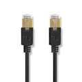 Pikkukuva 1 / 4: Nedis CAT6 Verkkokaapeli | RJ45 uros | RJ45 uros | F/UTP | 2.00 m | Pyöreä | LSZH / PVC | Antrasiitti | Laatikko
