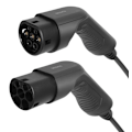 Pikkukuva 1 / 6: DELTACO e-Charge, kaapeli Type 2 - Type 2, 1-vaihe, 16A, 10m, musta