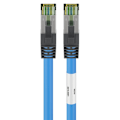 Miniatyrbillede 1 af 8: Goobay CAT 8.1 Patchkabel, S/FTP (PiMF), blå 99,9 % iltfri kobberleder (OFC), AWG 24, halogenfri kabelkappe (LSZH), 0.25 m