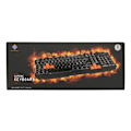 Miniatyrbillede 6 af 6: DELTACO GAMING keyboard, anti-ghosting, USB, nordic, black/orange
