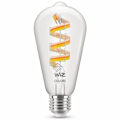 Miniatyrbillede 3 af 9: WiZ WiFi Smart LED E27 ST64 40W Filament Färg + Varm-kallvit 470lm