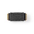 Pikkukuva 1 / 8: Nedis HDMI™ -sovitin | HDMI™ Ulostulo | HDMI™ Ulostulo | Kullattu | Suora | ABS-Muovi | Musta | 1 kpl | Laatikko